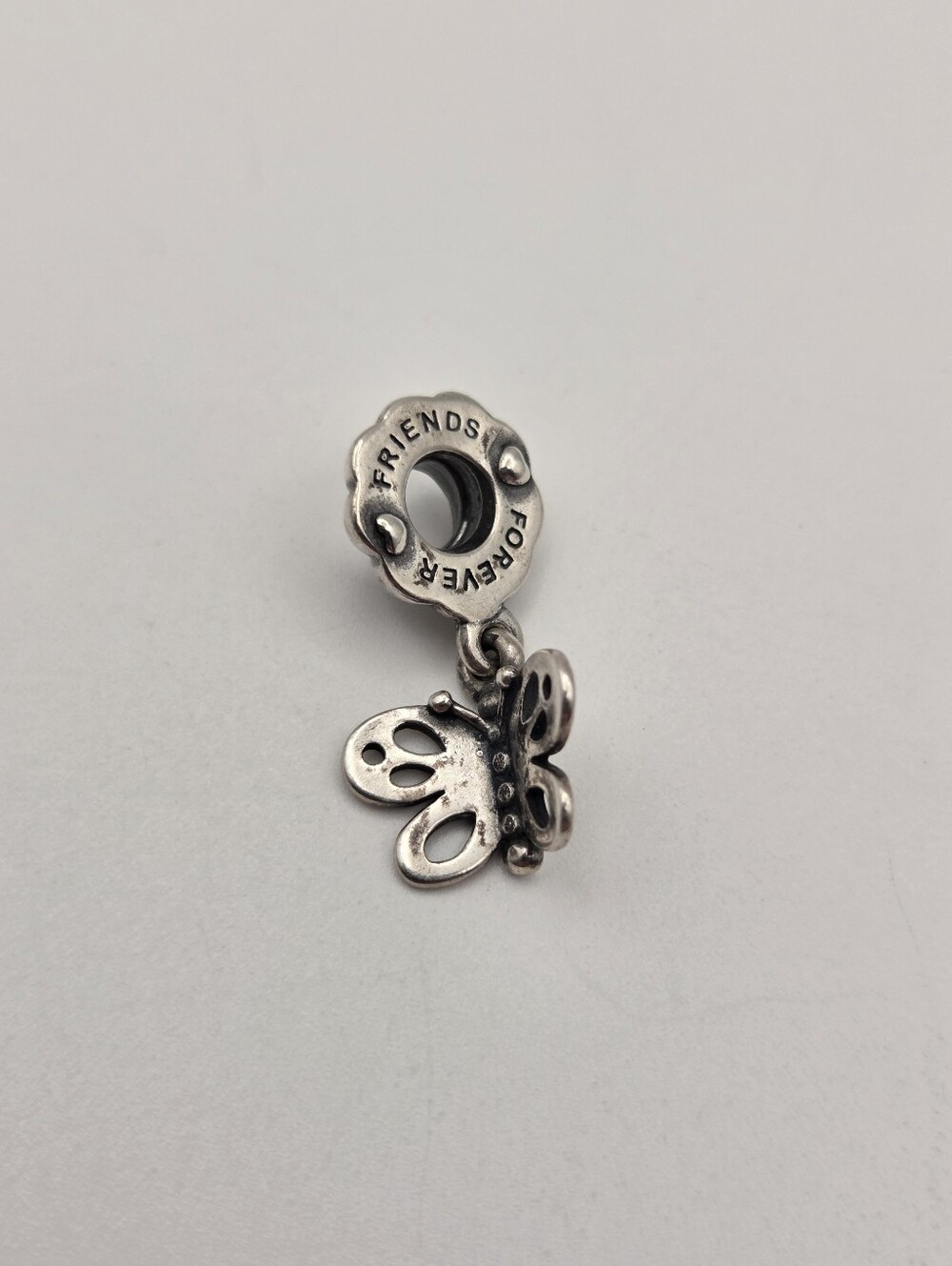 Authentic Friendship Forever Butterfly Half S925 Ale Pandora Charm